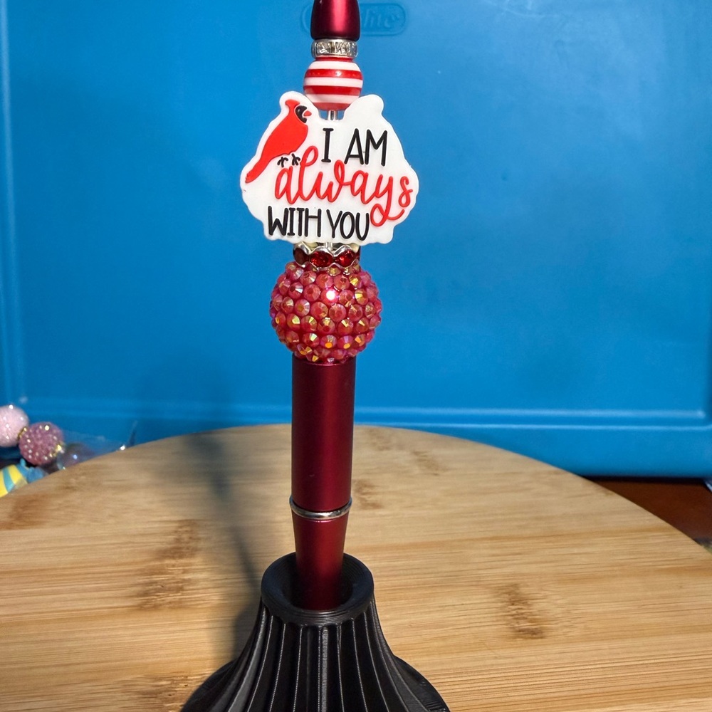 Focal Beaded Pen - "I Am Always With You"